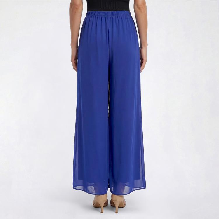 Petite MSK Solid Chiffon Palazzo Pants
