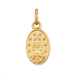 Gold Classics&#8482; 14kt. Gold Miraculous Medal Charm