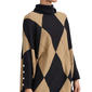 Petite Jones New York Long Sleeve Argyle Turtleneck Sweater - image 4