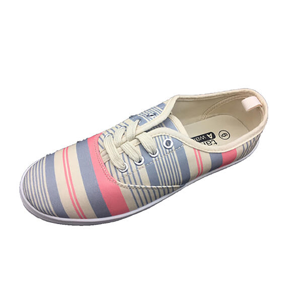 Womens Take a Walk Multi-Stripe Fashion Sneakers - image 