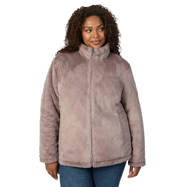 Plus Size Free Country Cirrus Reversible Down & Puffer Jacket