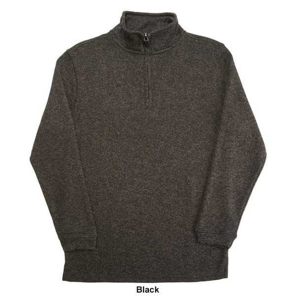 Mens Mountain Ridge® 1/4 Zip Marled Knit Sweater