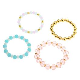 Ashley Cooper&#40;tm&#41;  Pastel Multi-Color Stretch Bracelet Set