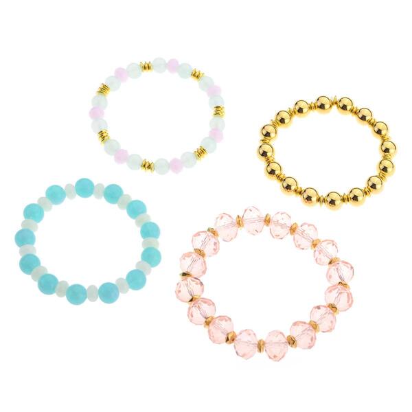Ashley Cooper&#40;tm&#41;  Pastel Multi-Color Stretch Bracelet Set - image 