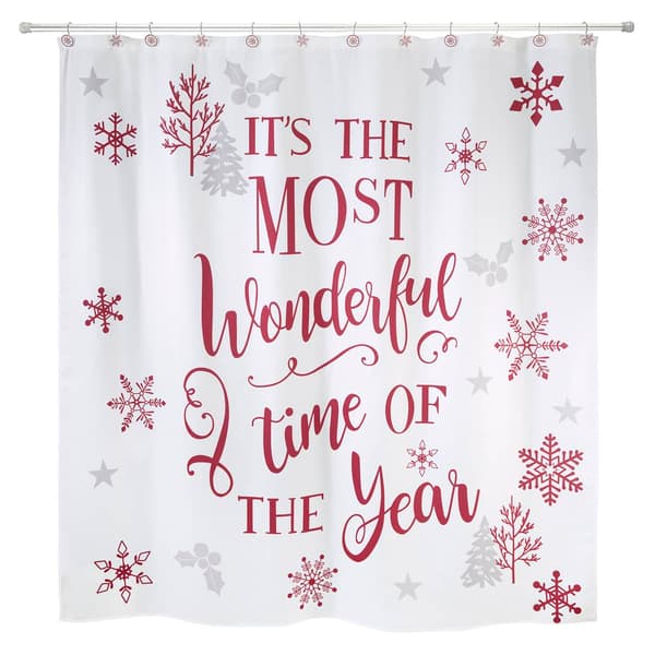 Avanti Sparkle Shower Curtain - image 