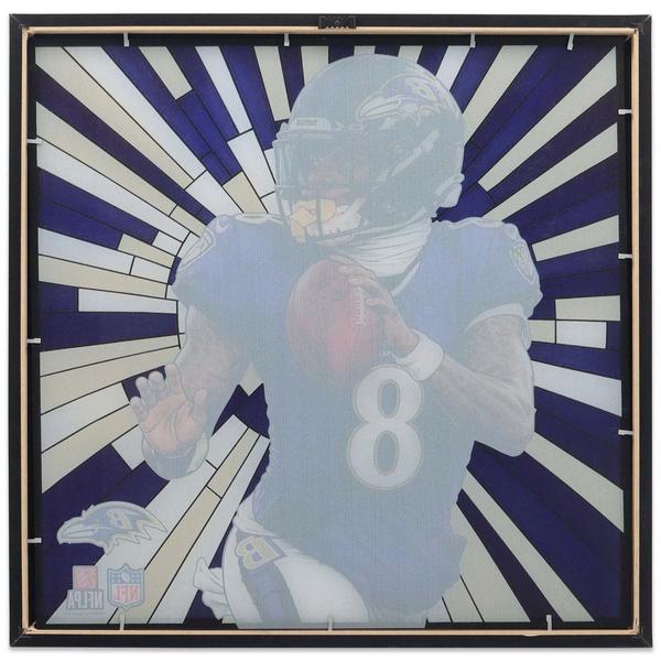 Open Road Ravens Jackson Acrylic Framed Wall Decor