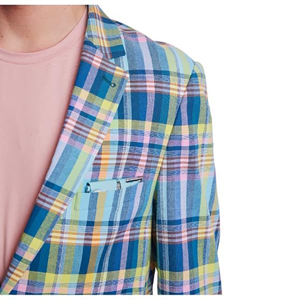 Mens Paisley & Gray&#174; Suit Jacket - Pink/Yellow