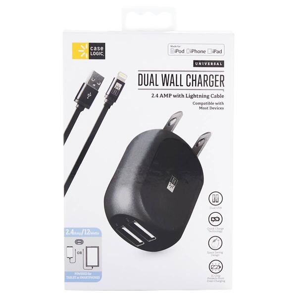 Case Logic 2.1 Amp Dual Wall Charger - image 