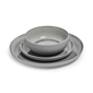 Sango Asher 12pc. Grey Dinnerware Set with Reactive Glaze - image 9