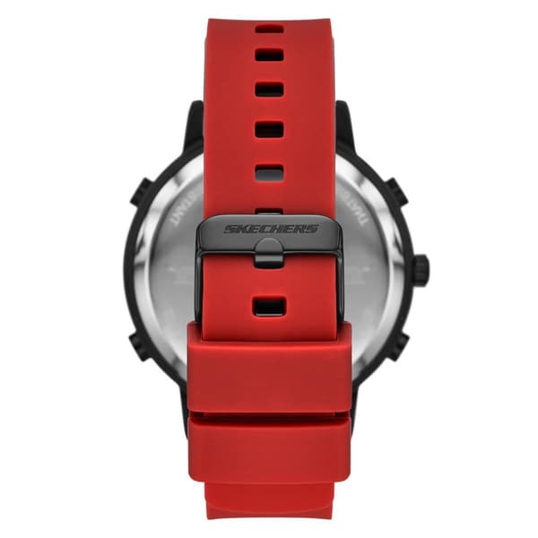 Mens Skechers Red Lawndale Analog & Digital Watch - SR5073