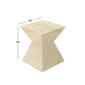 9th & Pike&#174; Beige Mussel Shells And Wood Accent Table - image 5