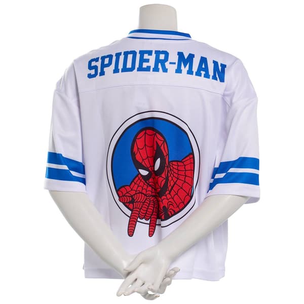 Juniors C-Life Spider-Man Mesh Crop Football Jersey