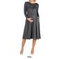 Plus Size 24/7 Comfort Apparel Fit & Flare Maternity Midi Dress - image 5