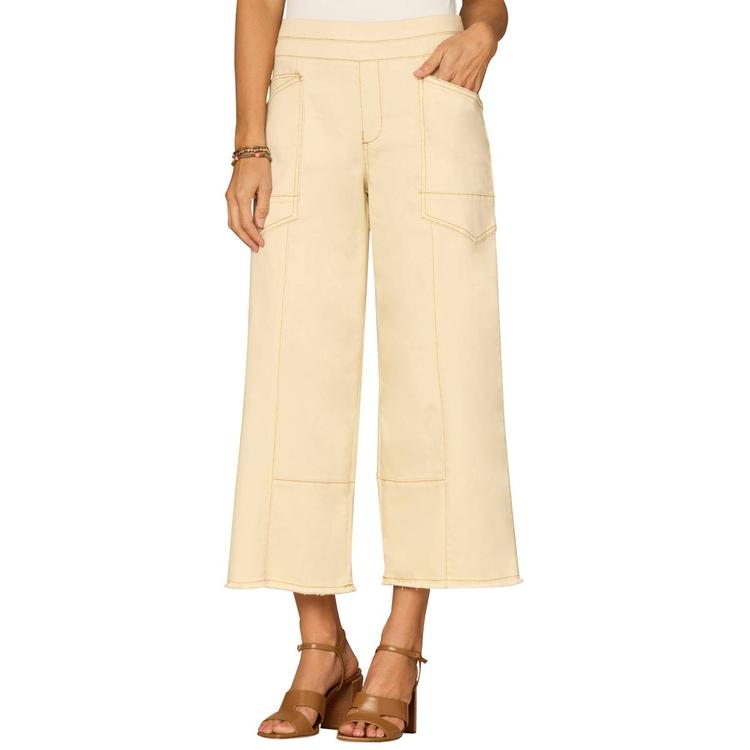 Petite Democracy Absolution(R) Skyrise Glider Crop Wide Leg Jeans
