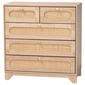 Baxton Studio Elsbeth Oak Brown Wood 5-Drawer Storage Cabinet - image 1