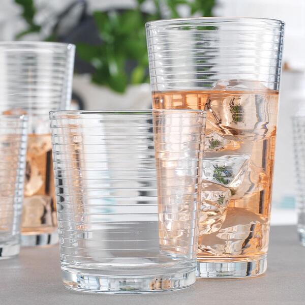 Home Essentials Modern Living Solor 16pc. Glassware Set - image 