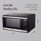 Farberware® 1.1 cu. ft. Black 1000 Watt Countertop Microwave Oven - image 4