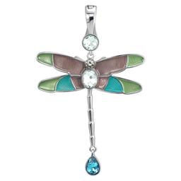 Wearable Art Green Turquoise Dragonfly Enhancer