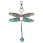 Wearable Art Green Turquoise Dragonfly Enhancer - image 1