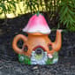 Northlight Seasonal 7in. Solar Flower Tea Pot Garden Statue - image 2