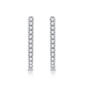 Nova Star&#174; 1/4ctw. Lab Grown Diamond Bar Set Hoop Earrings - image 3