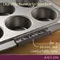 Anolon&#174; Advanced Nonstick Bakeware Muffin Pan with Lid -12-Cup - image 3