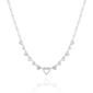 Guess Heart Logo Crystal Accents Pendant Necklace - image 1