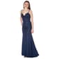 Juniors Emerald Sundae Glitter Twist Front Sheath Dress - image 3