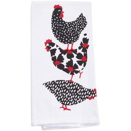 Chickens Graphic Kitchen Towel