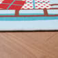 VCNY Home Christmas Sleigh Light Blue Indoor Scatter Rug - image 5