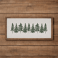 Melrose 16in. Embroidered Pine Tree Framed Wall Art - image 3