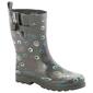 Womens Capelli New York Multi Swirls Grey Mid Calf Rain Boots - image 1
