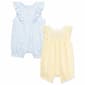 Baby Girl (3-12M) Little Me 2Pk Daisy Rompers - image 1