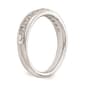 Pure Fire 14kt. White Gold Lab Grown 11-Stone Channel Band - image 6