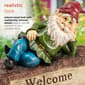 Alpine "Welcome to My Garden" Sign Gnome Statue - image 7
