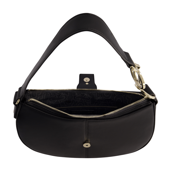 True Religion Horseshoe Strap Crescent Hobo Bag