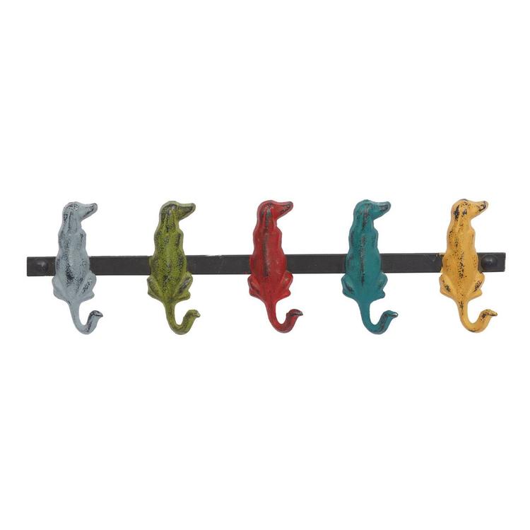 9th & Pike(R) Colorful Dog Wall Hook
