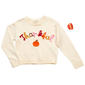 Girls (7-16) No Comment Long Sleeve Thankful Crew Neck Sweater - image 1