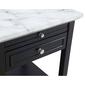 Convenience Concepts American Heritage Marble End Table - Black - image 4