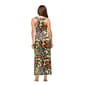 Womens 24/7 Comfort Apparel Bright Butterfly Tank Maxi Dress - image 2