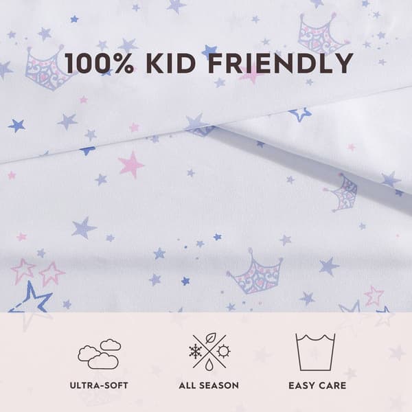 Laura Ashley Kids Dancing Stars Microfiber Sheet Set
