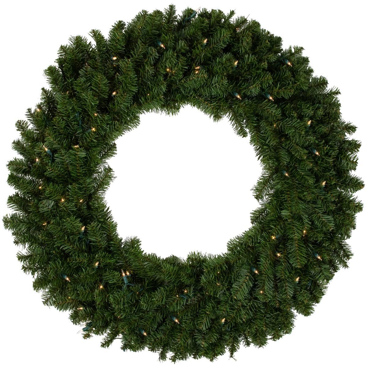 Northlight 36in Pre-Lit Canadian Pine Artificial Christmas Wreath