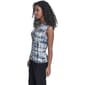 Womens Calvin Klein Sleeveless V Neck Geometric Abstract Blouse - image 3