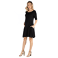 Womens 24/7 Comfort Apparel T-Shirt Maternity Dress with Pocket - image 2