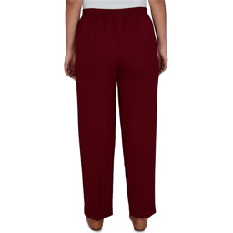 Womens Alfred Dunner Union Square Pull On Pants - Short Length