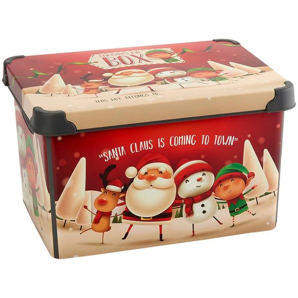 Kennedy Santa Claus is Coming to Town Storage Tote - image 