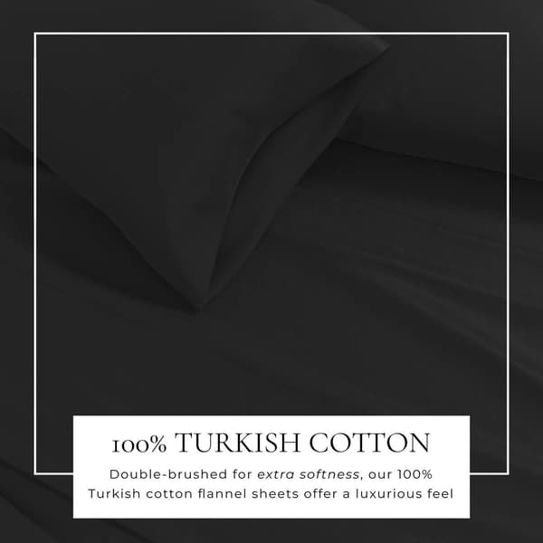 FreshFolds Nordic Turkish Cotton Flannel Sheet Set