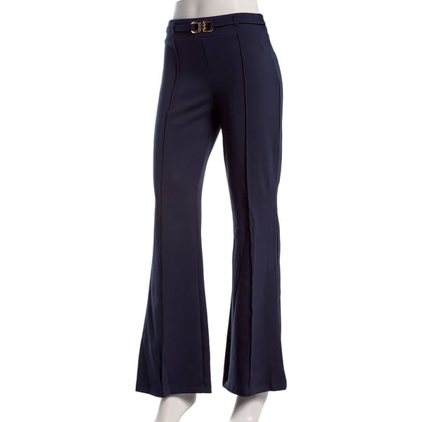 Juniors A. Byer Scuba Buckle Front Seam Dress Pants