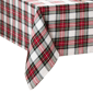 Threadmade Christmas Classic Holiday Plaid Cotton Tablecloth - image 1