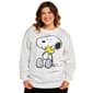 Juniors Plus Freeze Snoopy & Woodstock Crew Neck Sweatshirt - image 1